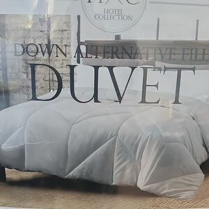 Hotel Collection Down Alternative Duvet - Soft Chalk Color
